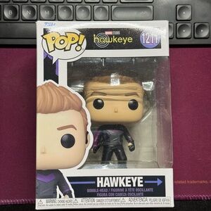 Funko Marvel Hawkeye Figure with Black and Purple Outfit
